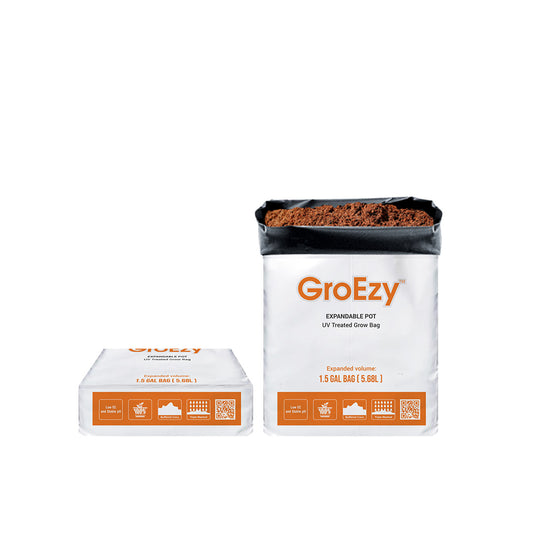 GroEzy™ 1.5 Gallon Expandable Pot in UV treated grow bag