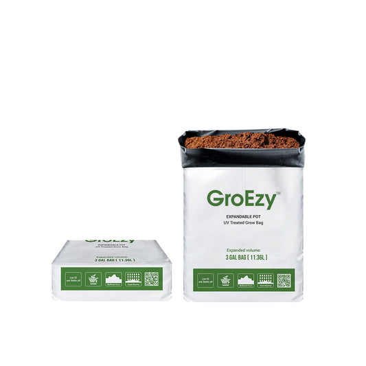 GroEzy™ 3 Gallon Expandable Pot in UV treated grow bag